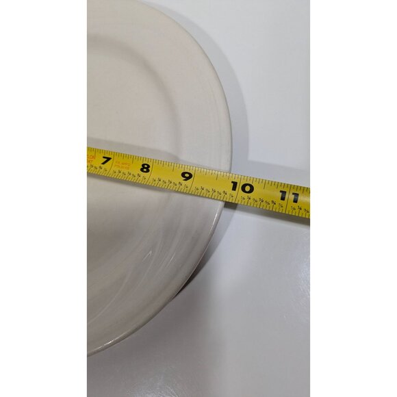 Syracuse China Cascade Flint Plate 9.75" White Glossy Vintage Dinnerware - Picture 7 of 9
